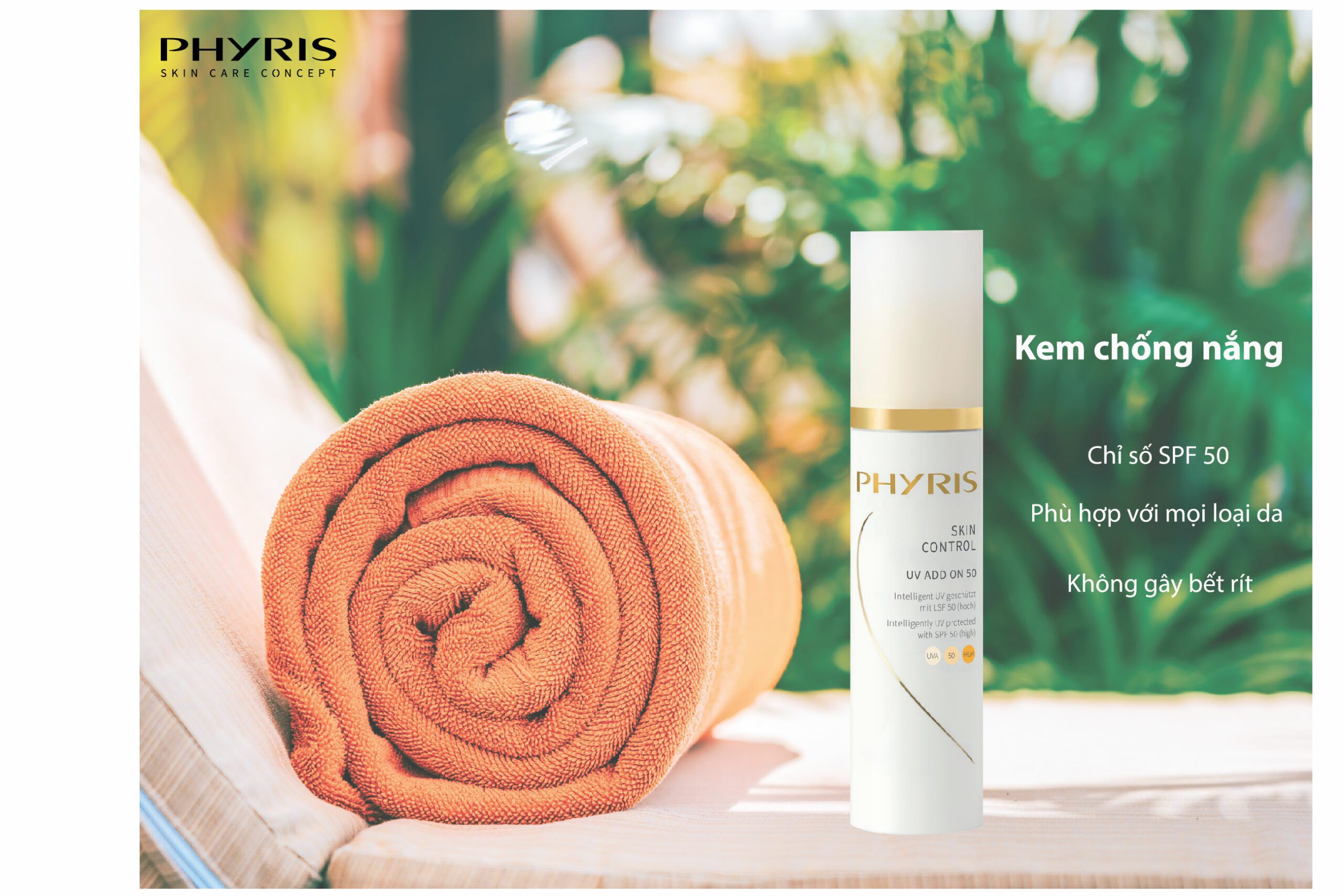 Kem Chống Nắng Phyris UV Add-On SPF 50: Giải Pháp Bảo Vệ Toàn Diện Cho Làn Da